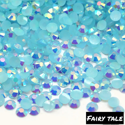 Fairy Tale Jelly Resin AB Rhinestones 1000 count